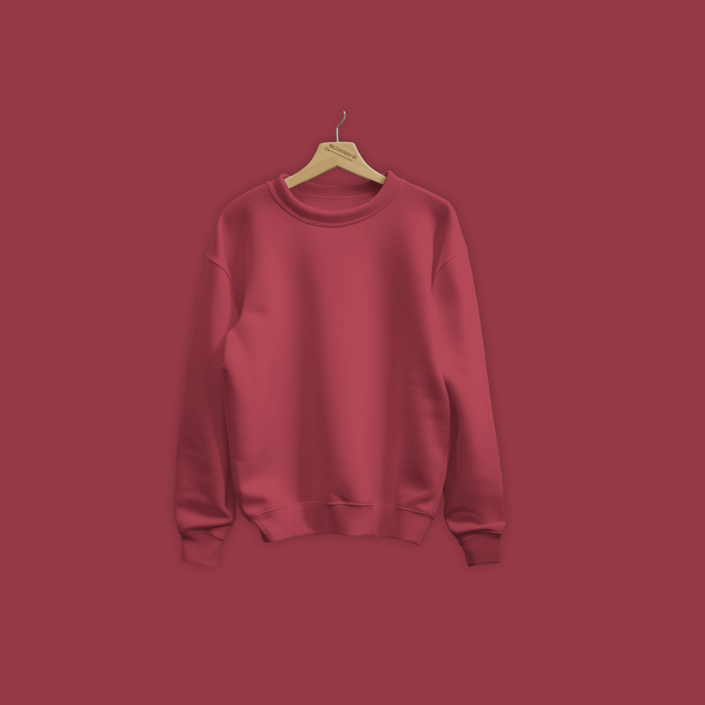 Unisex Maroon Sweatshirt