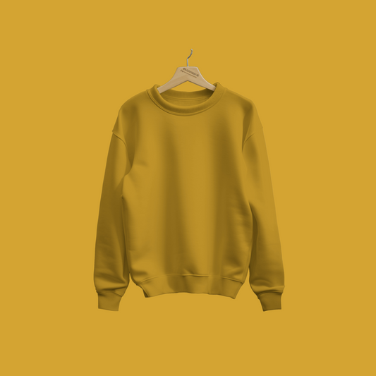 Unisex Mustard Yellow Sweatshirt