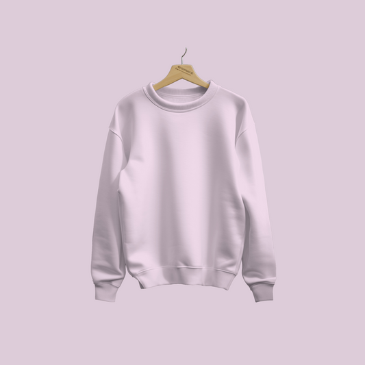 Light Baby Pink Sweatshirt Unisex