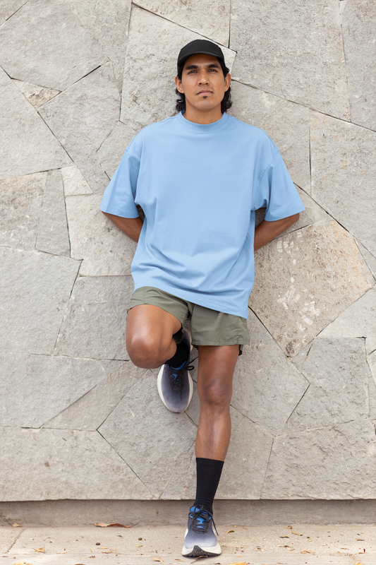 Oversized Classic Baby Blue T-Shirt