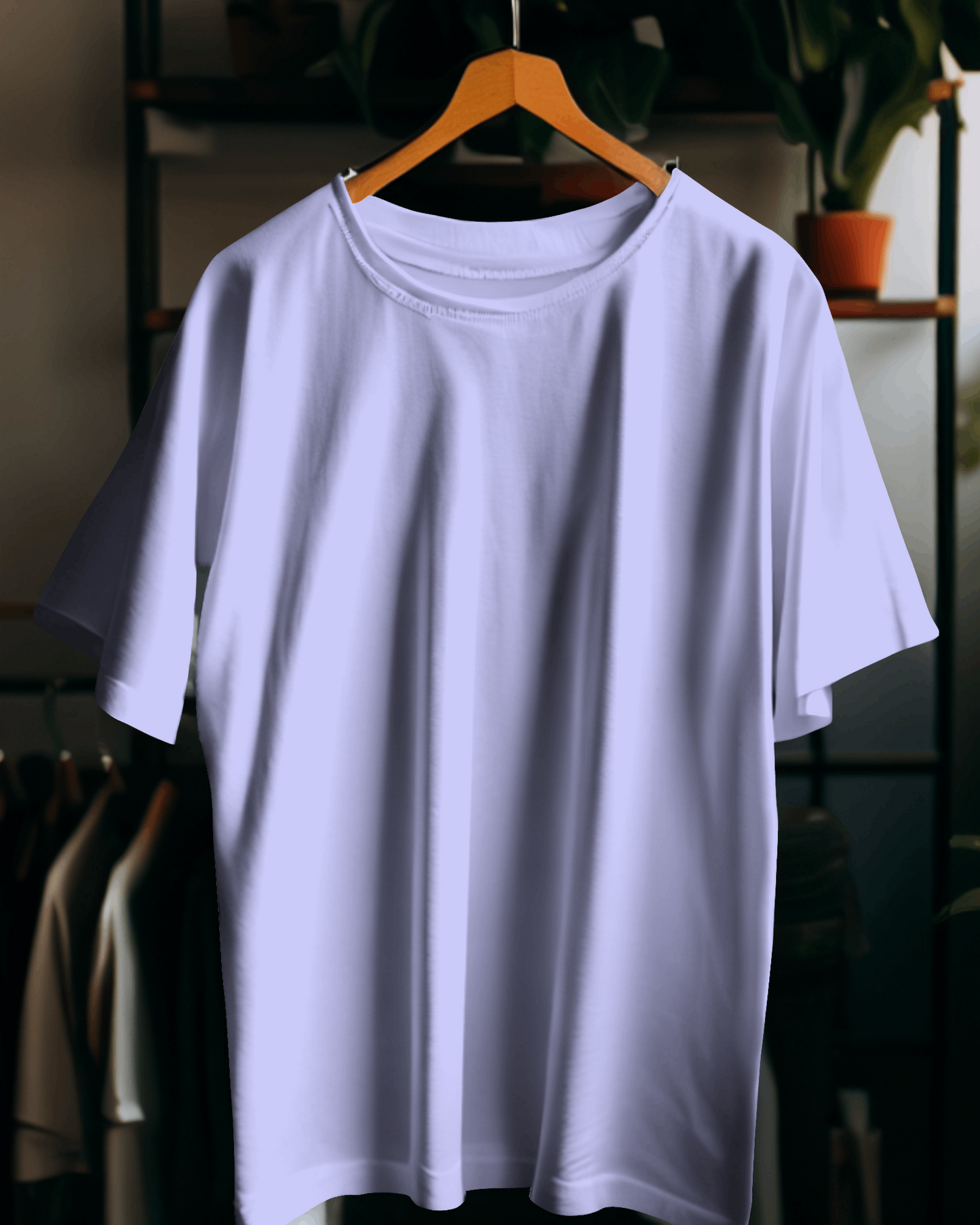 Half Sleeve Classic Lavender T-Shirt for Women