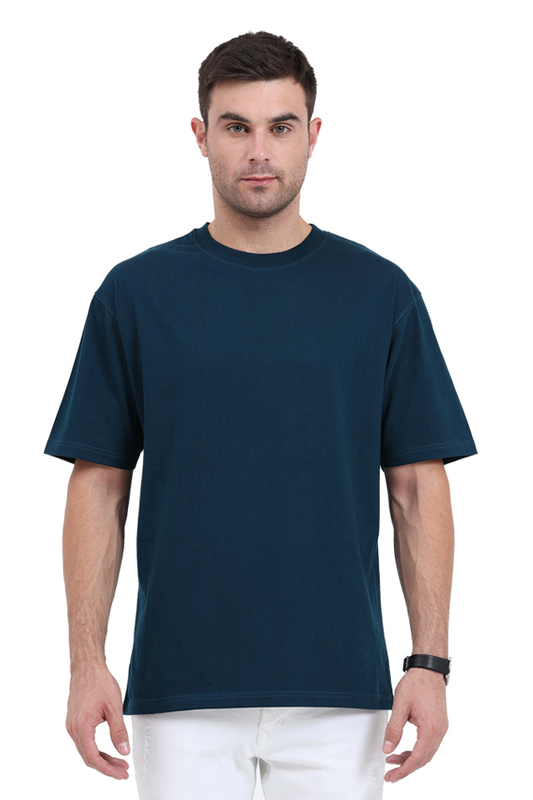 Unisex Oversized Classic Petrol Blue T-Shirt