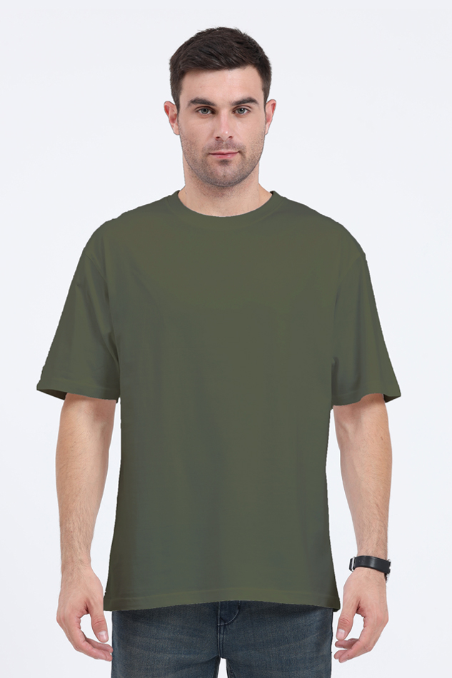 Unisex Oversized Classic Olive Green T-Shirt