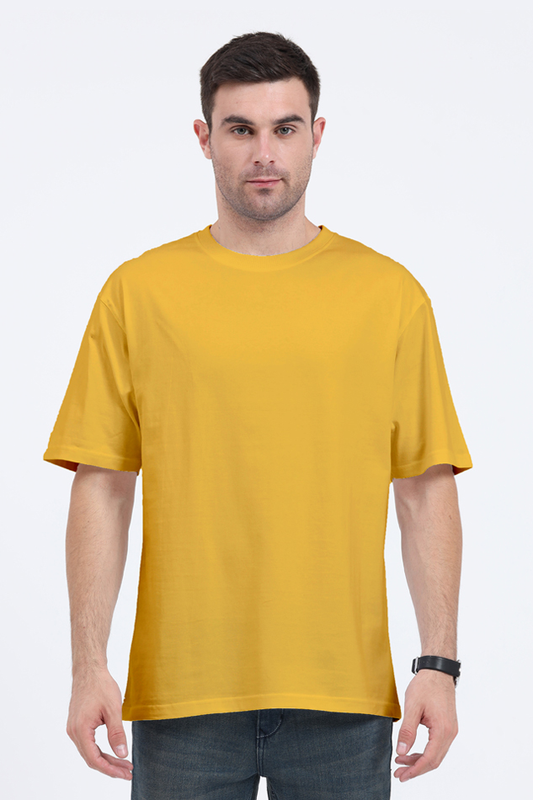 Unisex Oversized Classic Mustard Yellow T-Shirt